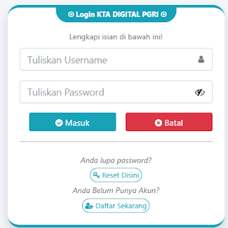 Register PGRI Kab. Tangerang - Persatuan Guru Republik Indonesia Cabang Kab. Tangerang